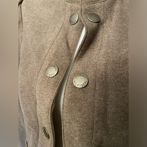 Tommy Hilfiger Soft Brown Military style Jacket - Size 4 - Picture 11 of 13